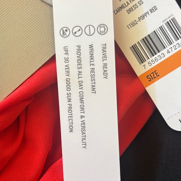 Tommy Bahama Vibrant Red Midi Dress - Picture 9 of 11